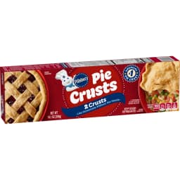 Pillsbury Premade Refrigerated Pie Crust, Two Pie Crusts, 14.1 oz - Thumbnail 1