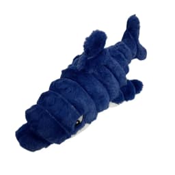 Vibrant Life Blue Shark Plush Dog Toy with Squeaker, Chew Level 3 - Thumbnail 1