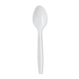 Great Value Plastic Basic White Disposable Spoons, 24 Count - Thumbnail 3
