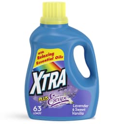 Xtra Plus Scent of Escape, Lavender & Sweet Vanilla, 63 Loads Liquid Laundry Detergent, 97.7 fl oz - Thumbnail 1