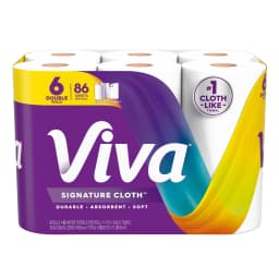 Viva Signature Cloth Paper Towels, 6 Double Rolls, 86 Sheets per Roll - Thumbnail 11