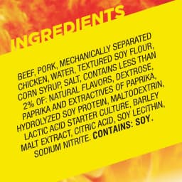 Slim Jim Smoked Jerky Snack Sticks, Original Flavor, 6g Protein Per Serving, 0.28 oz. (14-Count) - Thumbnail 6