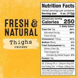 Foster Farms Fresh & Natural Cage Free Chicken Thighs, 1.75-2.25 lb - Thumbnail 3
