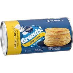 Pillsbury Grands! Flaky Layers Butter Tastin' Refrigerated Biscuit Dough, 8 Count, 16.3 oz - Thumbnail 10