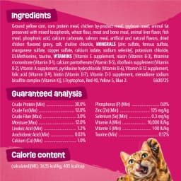 Purina Friskies Gravy Swirlers Dry Cat Food Flavors of Chicken, Salmon and Gravy, 22 lb Bag - Thumbnail 5