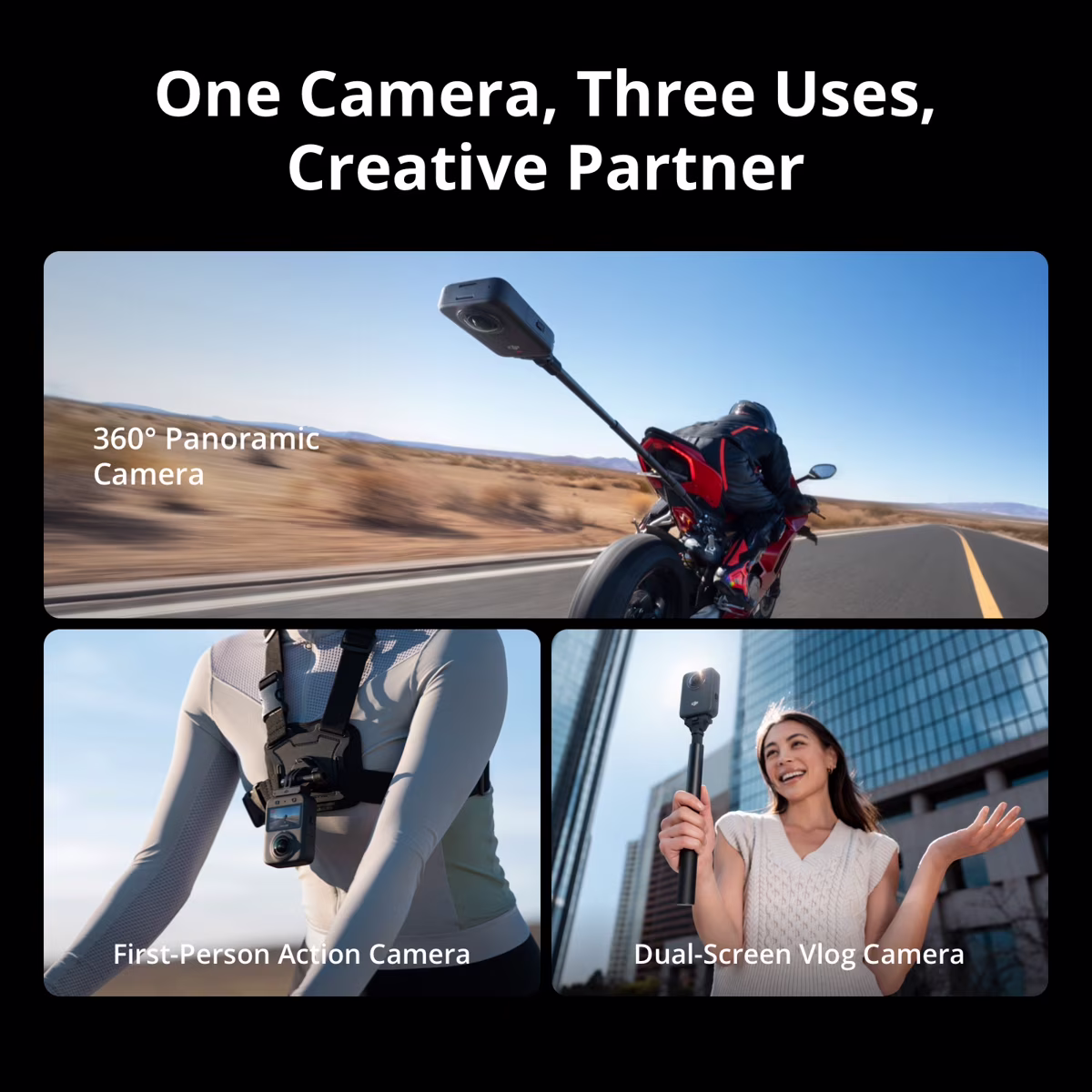 DJI Osmo Digital Camcorder, 1", High Dynamic Range (HDR), 8K, 4K - Thumbnail 6