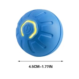 Pcksrro Pet Toys Indoor Interactive Pet Toys Automatic Mobile Pet Toy USB Rechargeable Smart Toy Two Speed Adjustable With Tail - Thumbnail 2