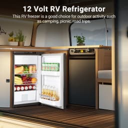 BODEGA 83L (88 Quart) Car Refrigerator, Portable Car Fridge 12V Campervan Fridge Freezer for Car, Truck, RV, Outdoor Camping Travel - Thumbnail 7