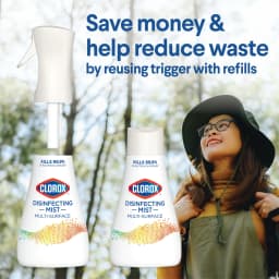 Clorox Disinfectant Mist Refill, Multi-Surface Spray, Lemongrass Mandarin, 16 fl oz - Thumbnail 16