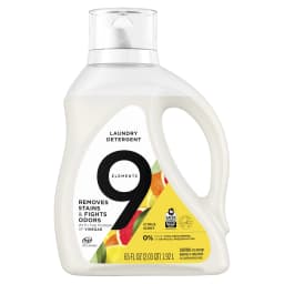 9 Elements Vinegar Powered Liquid Laundry Detergent, Citrus Scent, 65 fl oz, 35 Loads - Thumbnail 8