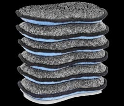 Multi-Purpose Scrub Sponges for Kitchen by Scrub- it - Non-Scratch Microfiber Sponge Along with Heavy Duty Scouring Power - Effortless Cleaning - Thumbnail 4