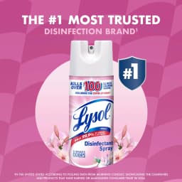 Lysol Disinfectant Spray, Sanitizing and Antibacterial Spray, Deodorizer, Early Morning Breeze, 19 oz (Pack of 2) - Thumbnail 8