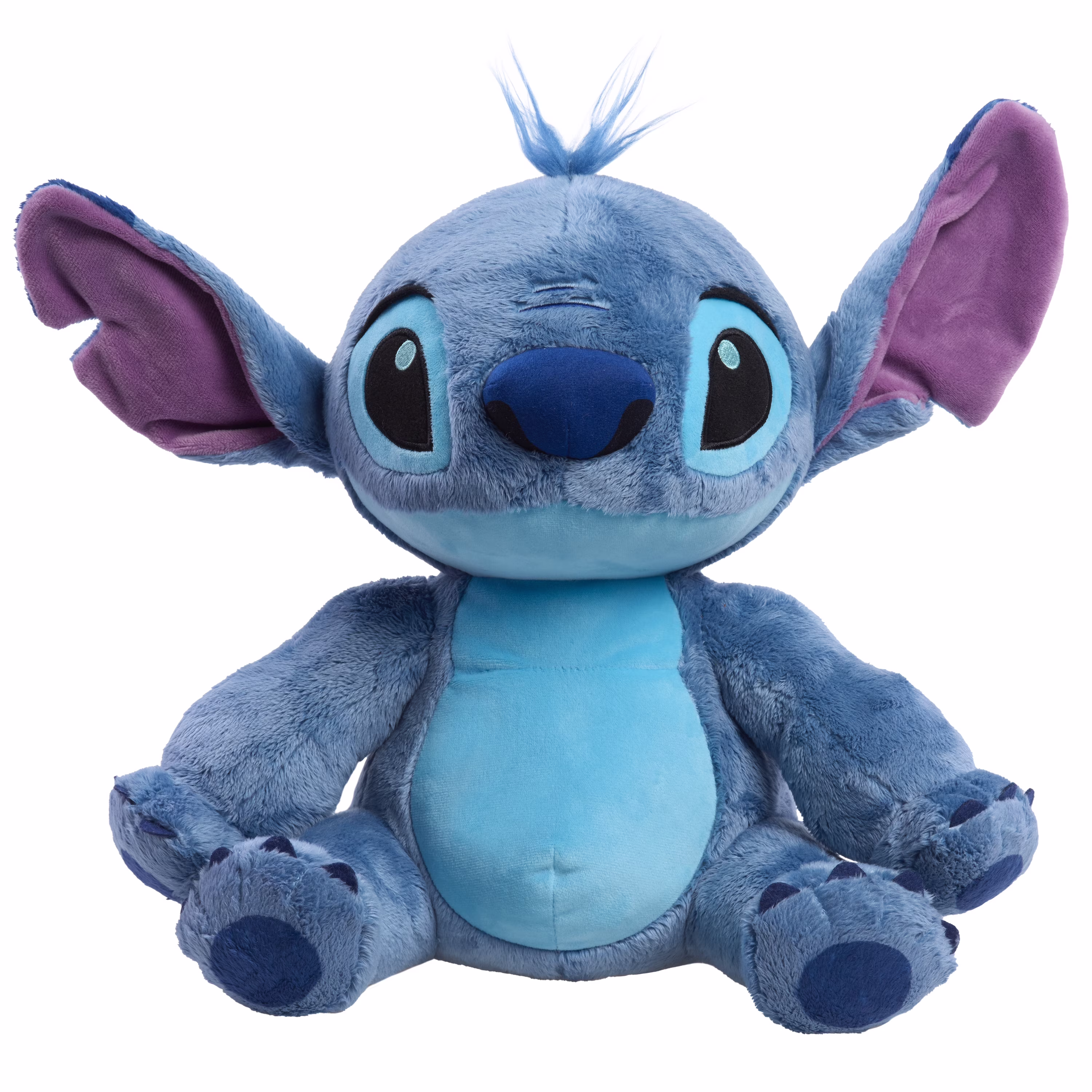 Disney Stitch 14-inch Fuzzy Plush Stuffed Animal, Soft Plush Toy, Kids Ages 2 - Thumbnail 1