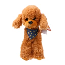 CanGonggg Toys Dogs Poodle High Children Doll Stuffed Cute Scarf Kids Pillow Blue S Clues Toothless Tiana - Thumbnail 4
