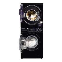 Equator 110V 1.6 cf Washer w/ Pet Cycle & 110V 3.5cf Vented Digital Sensor Dryer in Black - Thumbnail 4