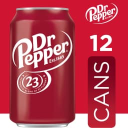 Dr Pepper Soda Pop, 12 fl oz, 12 Pack Cans - Thumbnail 4