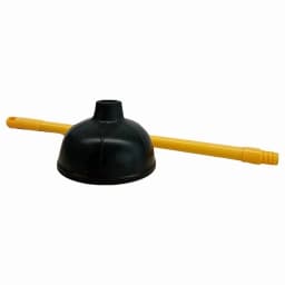 Value Plus Toilet Drain Plunger Long Handle Flexible Suction Clog Remover Tool - Thumbnail 3