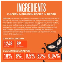Tiki Cat Friends Wet Cat Food, Chicken & Pumpkin, 2.5 oz. Pouch - Thumbnail 3