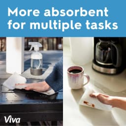 Viva Multi-Surface Cloth Paper Towels, 6 Triple Rolls - Thumbnail 5