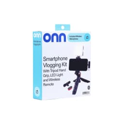 onn Portable LED Video Light Kit with Tripod Grip, Smartphone Holder & Bluetooth Remote for Vlogging, Streaming, and Photography - Thumbnail 14