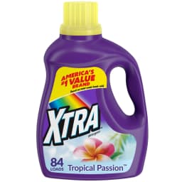 Xtra Tropical Passion, 84 Loads Liquid Laundry Detergent, 100.8 fl oz - Thumbnail 1