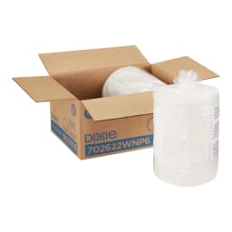 Dixie 6 in Light-Weight Paper Plates, 702622WNP6, 1,000 Count - Thumbnail 1