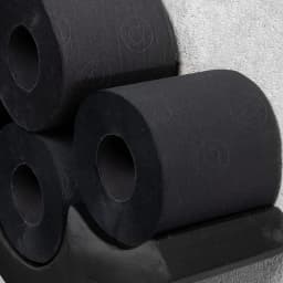 Renova Scented Colored Toilet Paper Packs 3-Ply Bath Tissue Black 1 Pack of 6 rolls - Thumbnail 8
