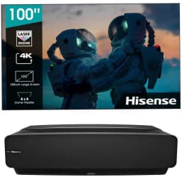 Hisense 100L5F 100" 4K UHD Smart Laser TV, Ultra Short Throw, HDR10, Dolby Atmos, ALR Screen, Vidaa OS - Thumbnail 1