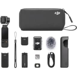 DJI Osmo Pocket 3 Combo de Creador Bolsa con Transmisor/grabadora de Clip, Lente de Gran Angular, Trípode, Bolsa de Transporte + Sistema de Micrófono - Thumbnail 4