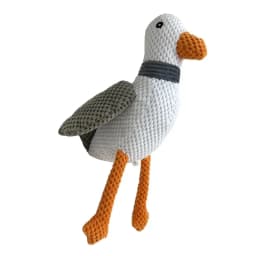 Vibrant Life White Seagull Plush Dog Toy with Squeaker, Chew Level 4 - Thumbnail 1