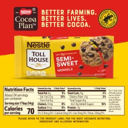Nestle Toll House Semi Sweet Chocolate Baking Chips, 12 oz Bag - Thumbnail 3