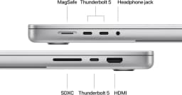 Restored Apple Macbook Pro 14-core Cpu/20-core GPU 2024 Silver M4 Pro 48GB 16.2 512GB SSD - Thumbnail 3