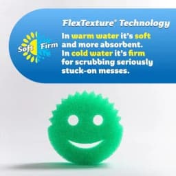 Two Pack Scrub Daddy Pack 6 Count Colors Flexible Non Scratch 3X2 Sponges - Thumbnail 3