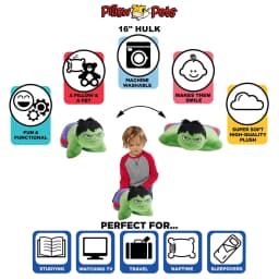 Incredible Hulk Plush Pillow Pet Stuffed Toy - Thumbnail 4