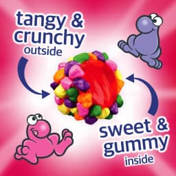 NERDS Gummy Clusters, Candy, Rainbow, Crunchy and Gummy, 3 oz Box - Thumbnail 2