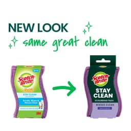 (3 pack) Scotch-Brite Dobie Stay Clean Scrubbers, 2 Count - Thumbnail 3
