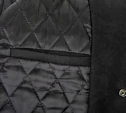 DECKRA Genuine Leather Sleeve, Wool Blend Letterman Varsity Jacket, Men's, Boys - Thumbnail 3