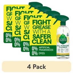 (4 pack) Seventh Generation Multi Surface All Purpose Cleaning Spray, Lemon Chamomile Citrus, 23 fl oz​ - Thumbnail 1