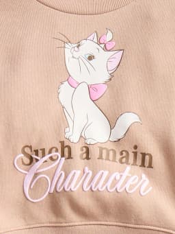Disney Classic Marie Toddler Girls Allover Print Top and Flared Leggings Set, 2-Piece, Sizes 12M-5T - Thumbnail 2