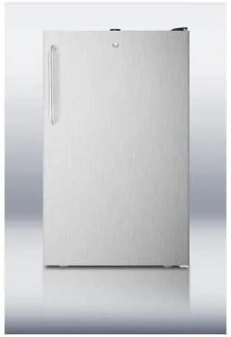 Summit FS408BLBISSTBADA Refrigerator, Stainless-Steel - Thumbnail 2