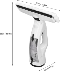 Electric Window Squeegee Glass Cleaner Tool, 3 in 1 Mirror Window Cleaner Squeegee Kit with Spray Cordless Electric Window Vacuum for Windows, Tiles - Thumbnail 8