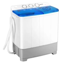 Resenkos 2-in-1 Portable 22lbs Capacity Washing Machine with Timer Control-Blue, Portable Washing Machine for RV, Apartments and Dorms - Thumbnail 2