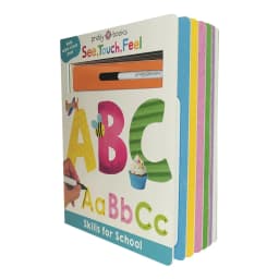 See, Touch, Feel Skills for School: ABC (See, Touch, Feel): A Wipe-Clean Book to Help Kids Write Their Letters (Board Book) - Thumbnail 1