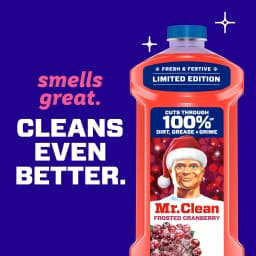 Mr. Clean All Purpose Cleaner, Floor Cleaner, Mop Soap, Cleaning Liquid, Frosted Cranberry, 41 fl oz - Thumbnail 6