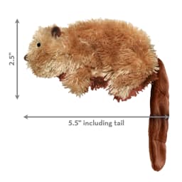 KONG® Dr.Noyz Dog Toy with Squeaker, Beaver, Small for Dogs Up to 20 lbs - Thumbnail 4