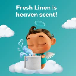 Angel Soft 2-Ply Toilet Paper, Fresh Linen Scented Tube, 12 Mega Rolls, 320 Sheets per Roll - Thumbnail 4