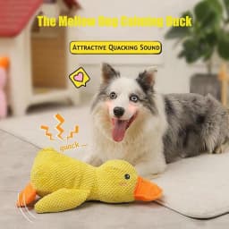 Mellow Dog Calming Duck, 2026 New Calming Duck Dog Toy, Calming Ducks Dog Toy, The Mellow Dogs Calming Pillow with Quacking Sound, Soft Stuffed Ducks - Thumbnail 5