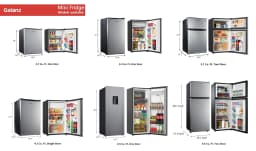 Galanz 6.5 Cu Ft Compact Refrigerator with Water Dispenser – Single Door Mini Fridge, Stainless Steel Look, ENERGY STAR - Thumbnail 10