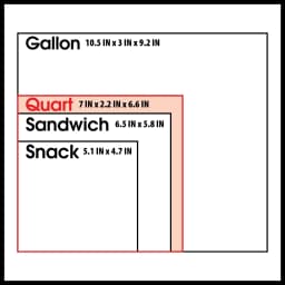 Great Value Fresh Seal Slider Zipper Storage Bags, Gallon, 40 Count - Thumbnail 2