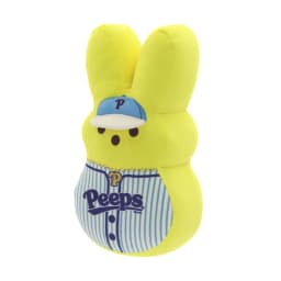 PEEPS® 12-Inch Dress-Up Bunny Plush Toy — Yellow Baseball Player - Thumbnail 2